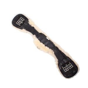 Mattes Kurzgurt schwarz 65 cm