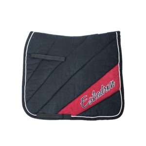 Eskadron Schabracke Polo Pad striped black/darkred DR