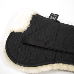 Calevo Sattelpad Lammfell schwarz M