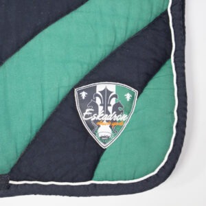 Eskadron Schabracke Polo Pad striped smaragdgreen/navy DR