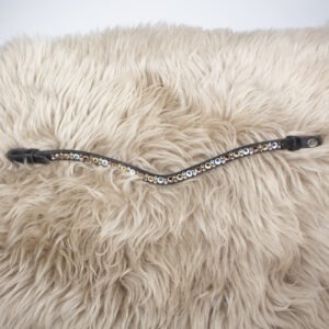 JFF Stirnriemen schwarz WB