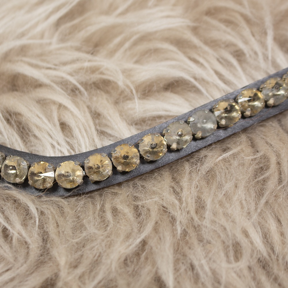 Bridlery Stirnriemen Champagne braun WB – Bild 2