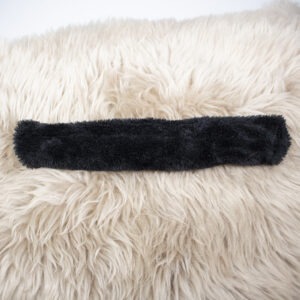Kunstfell Schoner schwarz