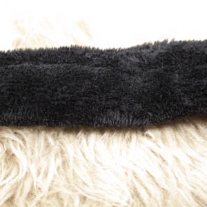 Kunstfell Schoner schwarz