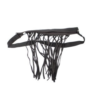 Fliegenfransen schwarz Pony