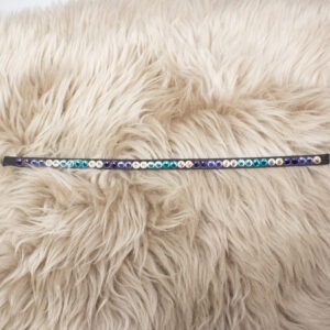 Stirnriemen Inlay bunt Pony