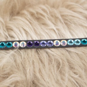 Stirnriemen Inlay bunt Pony