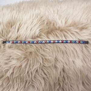 Stirnriemen Inlay bunt Pony