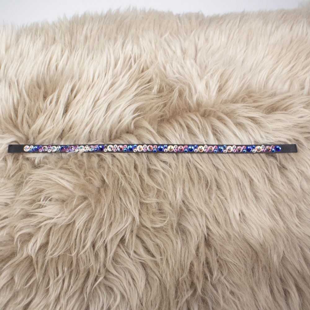 Stirnriemen Inlay bunt Pony