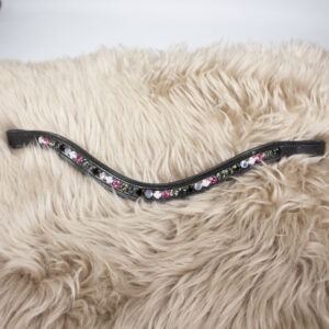 Stirnriemen schwarz COB