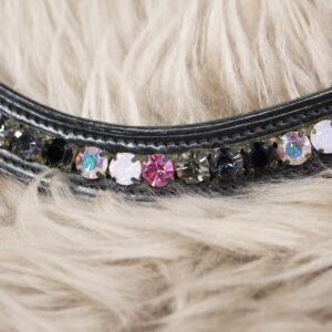 Stirnriemen schwarz COB