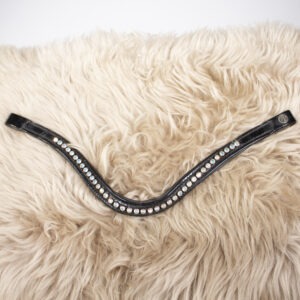 Claridge House Stirnriemen schwarz WB