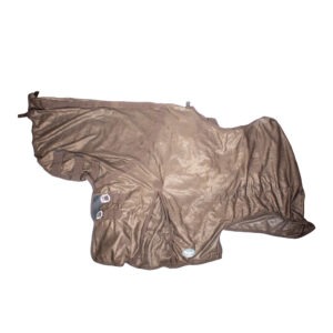 Fedimax Fliegenausreitdecke mit Halsteil braun 135