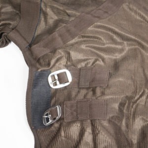 Fedimax Fliegenausreitdecke mit Halsteil braun 135