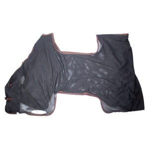 4Horses Fliegenausreitdecke mit Halsteil schwarz 155