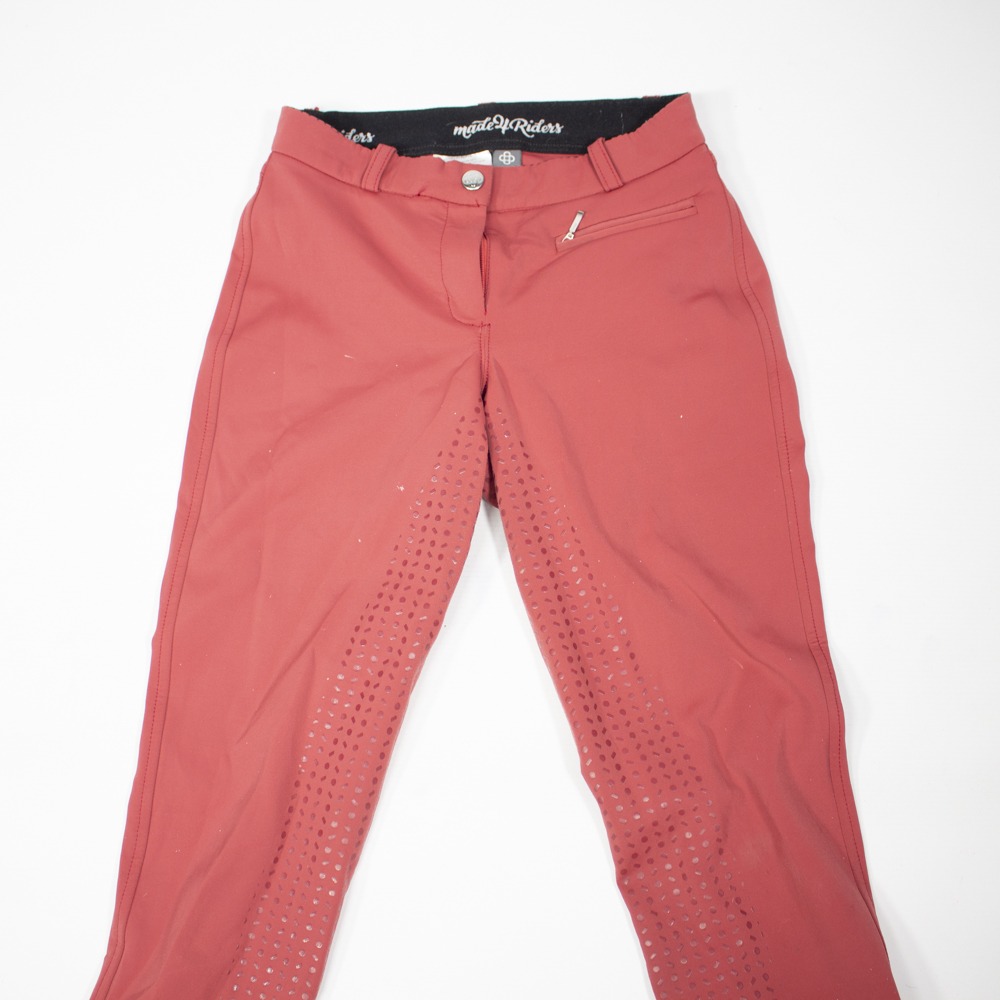 4Riders Reithose mit Silikonvollbesatz rot XS – Bild 3