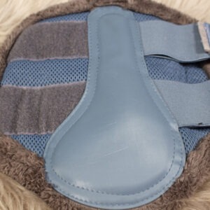 Eskadron Platinum Gamaschen Mesh Fauxfur vintageblue M