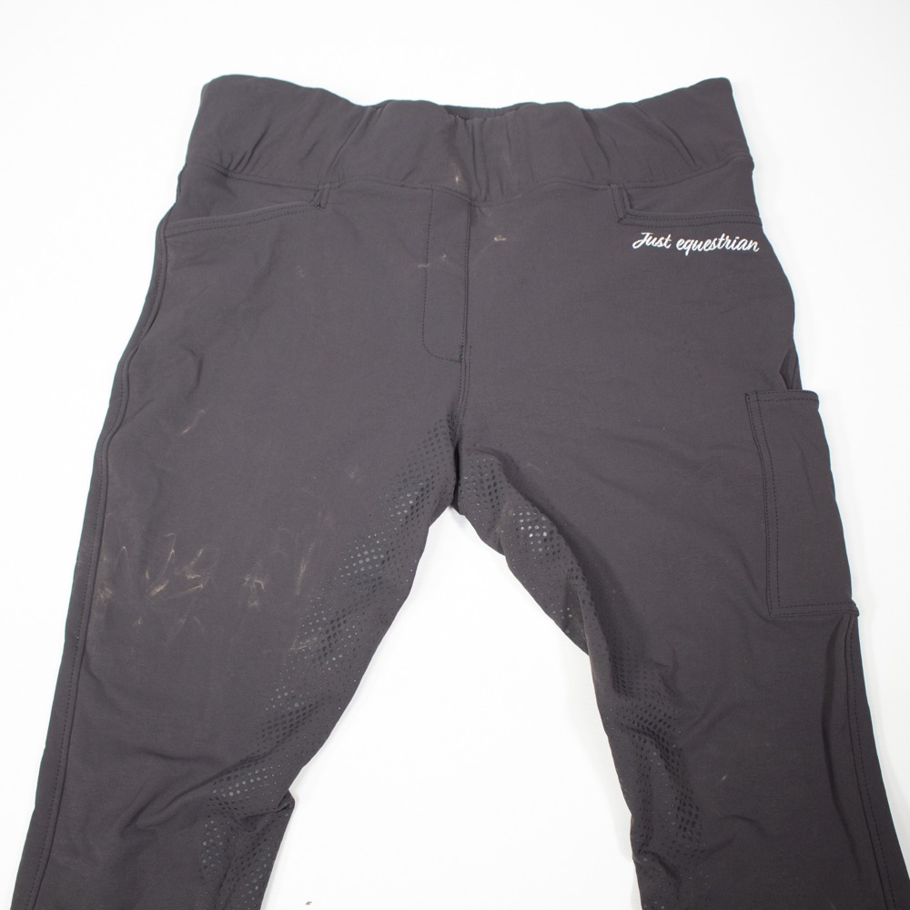4Riders Reitleggings mit Silikonvollbesatz grau XXL – Bild 3