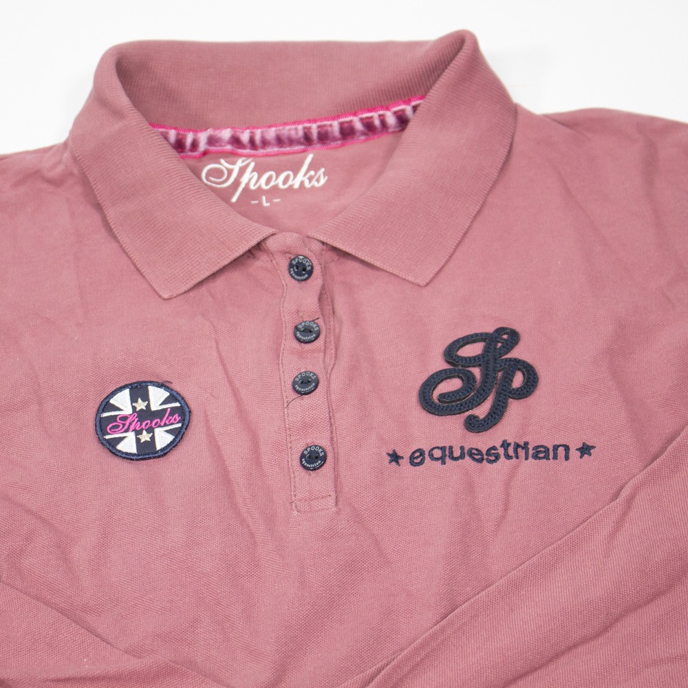 Spooks Poloshirt rot L – Bild 2