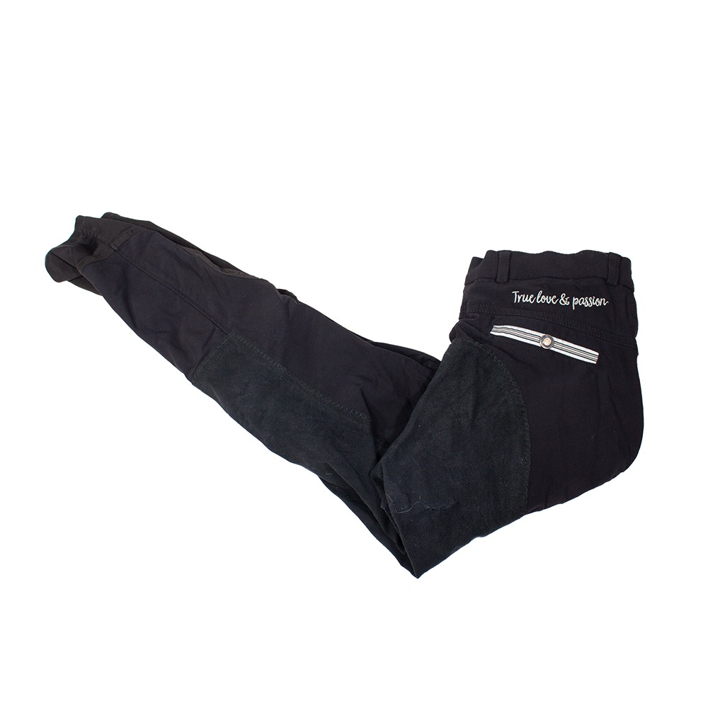 4Riders Reithose mit Vollbesatz navy XS