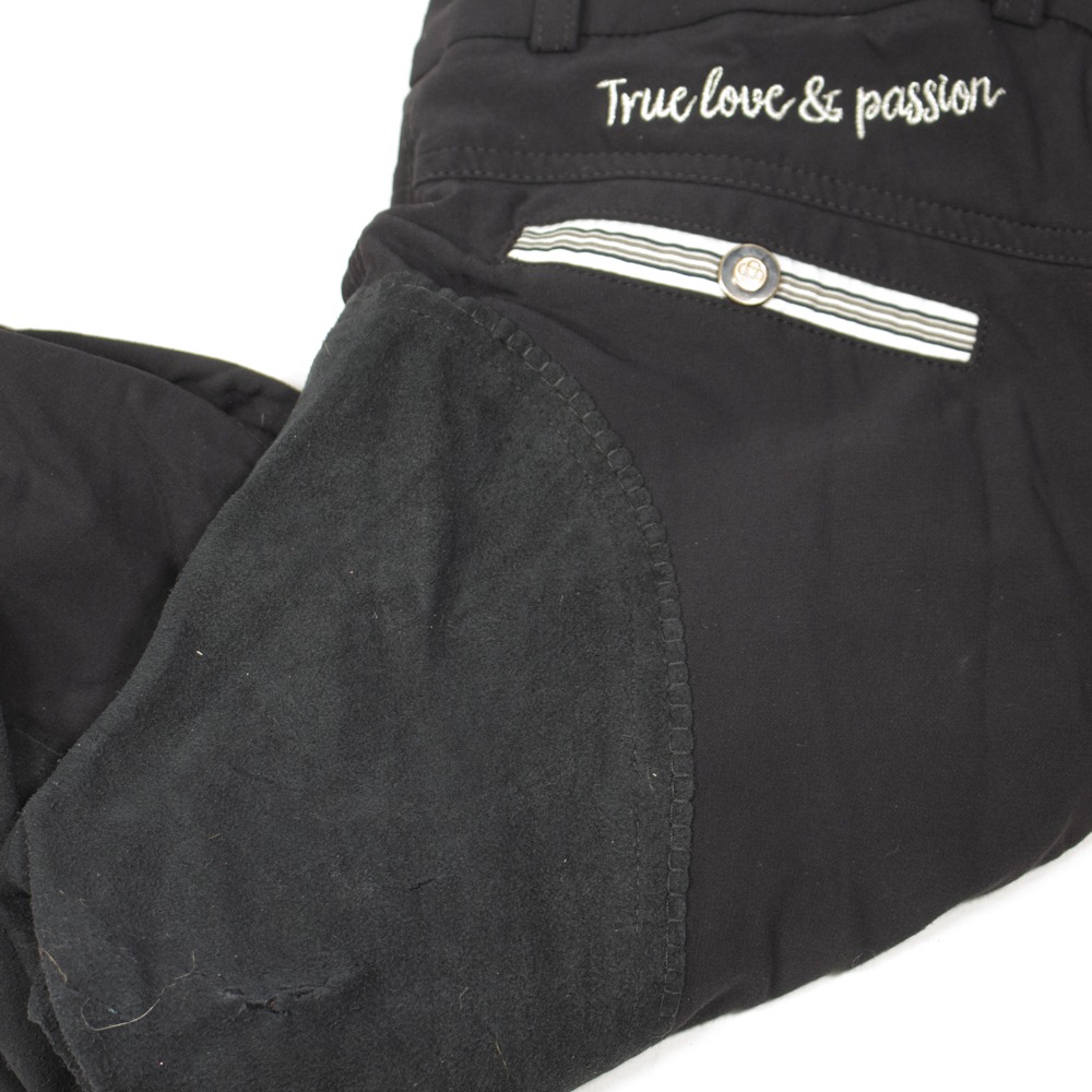4Riders Reithose mit Vollbesatz navy XS – Bild 2