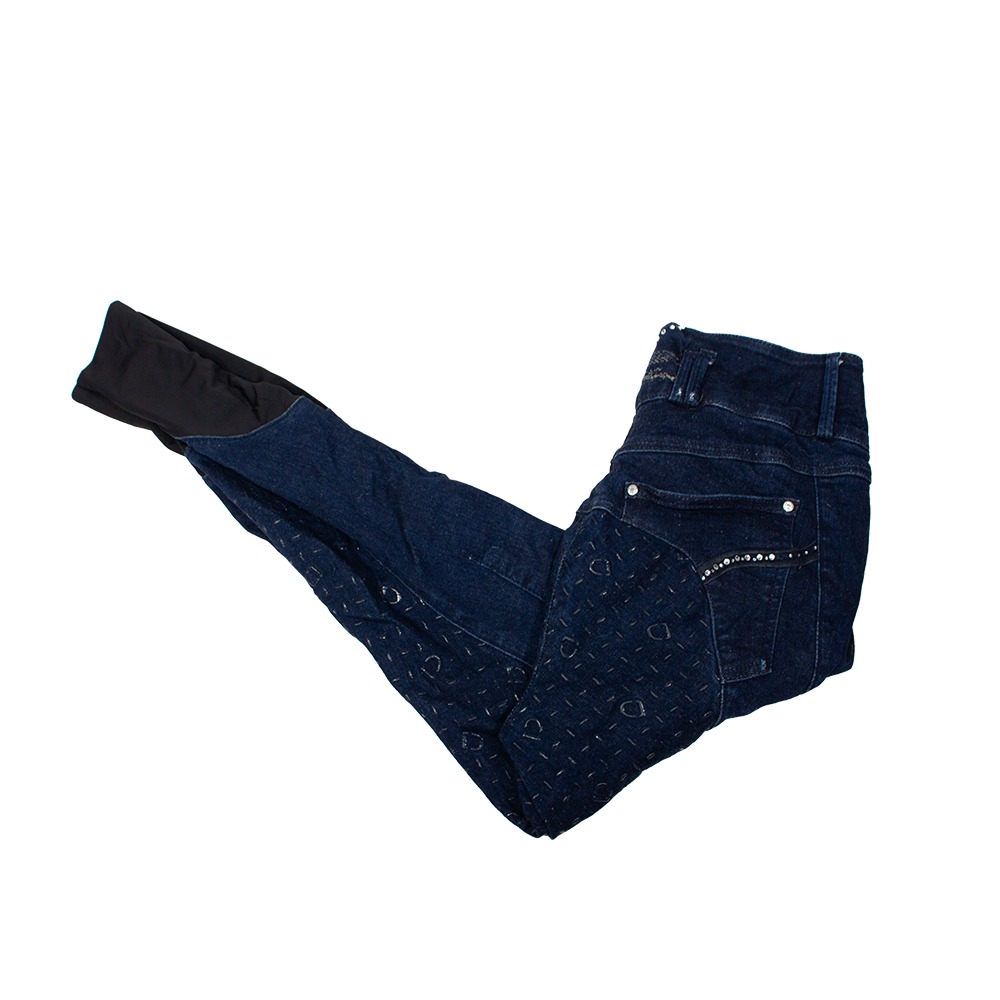 Cavallo Jeans Reithose mit Silikonvollbesatz navy S