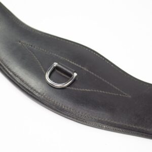 Claridge House Langgurt Leder schwarz 130 cm