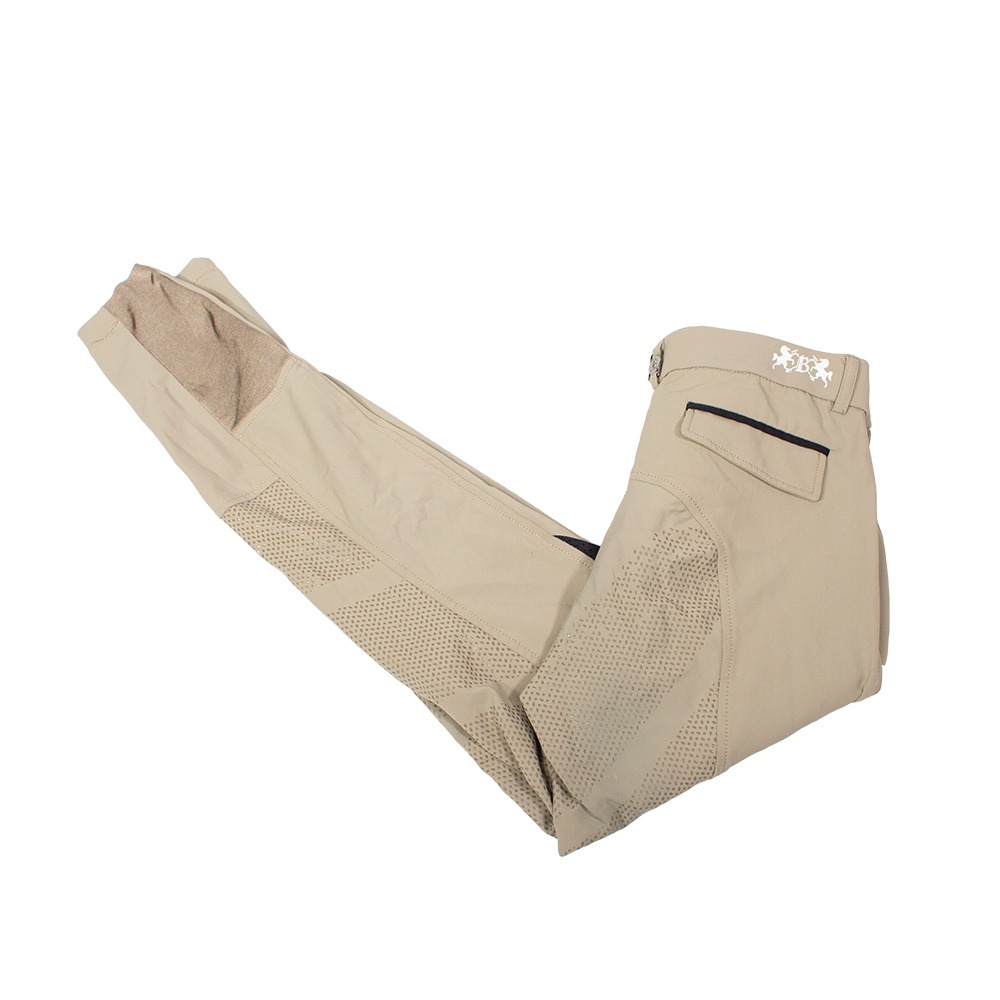 B Vertigo Reithose mit Silikonvollbesatz beige XS