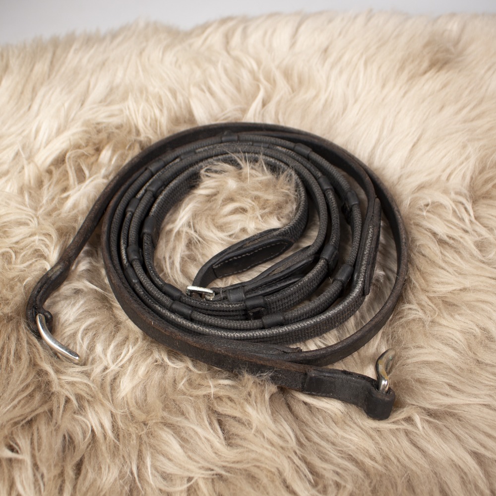 Gurtzügel schwarz Pony