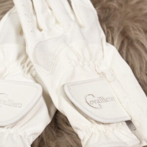 Covalliero Reithandschuhe weiß S