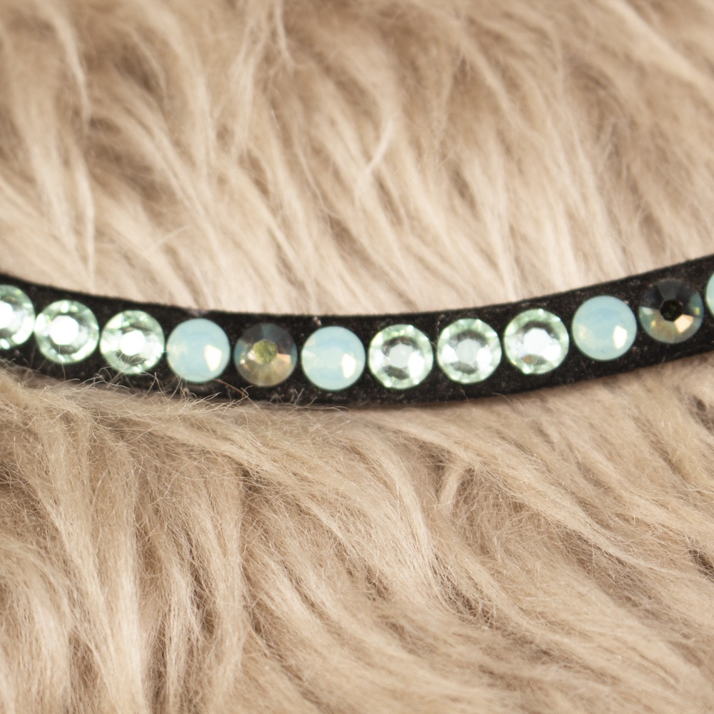 Magic Tack Stirnriemen Bling Swing türkis – Bild 2