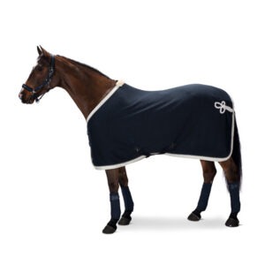Eskadron Abschwitzdecke Melange Wide Binding navy L/145