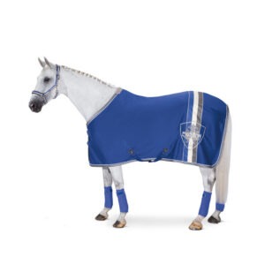 Eskadron Abschwitzdecke Jersey Stripe atlanticblue XL/155