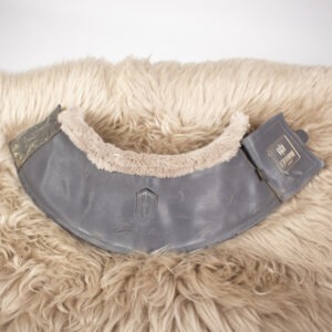 Eskadron Heritage Hufglocken Glamslate Fauxfur basalt grey XL