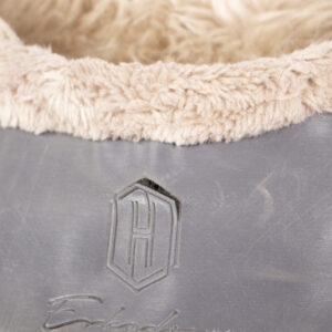 Eskadron Heritage Hufglocken Glamslate Fauxfur basalt grey XL