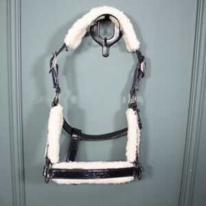Eskadron Reflexx Halfter Varnish Evo-Wool black COB