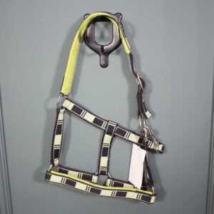 HKM Halfter schwarz/grün Pony