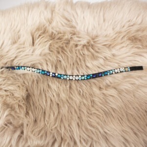 Stirnriemen Inlay blau WB