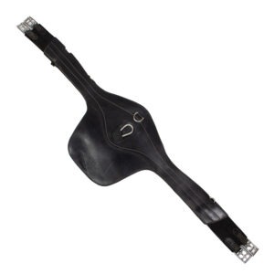 Kavalkade Stollenschutzgurt Lammfell schwarz 125 cm