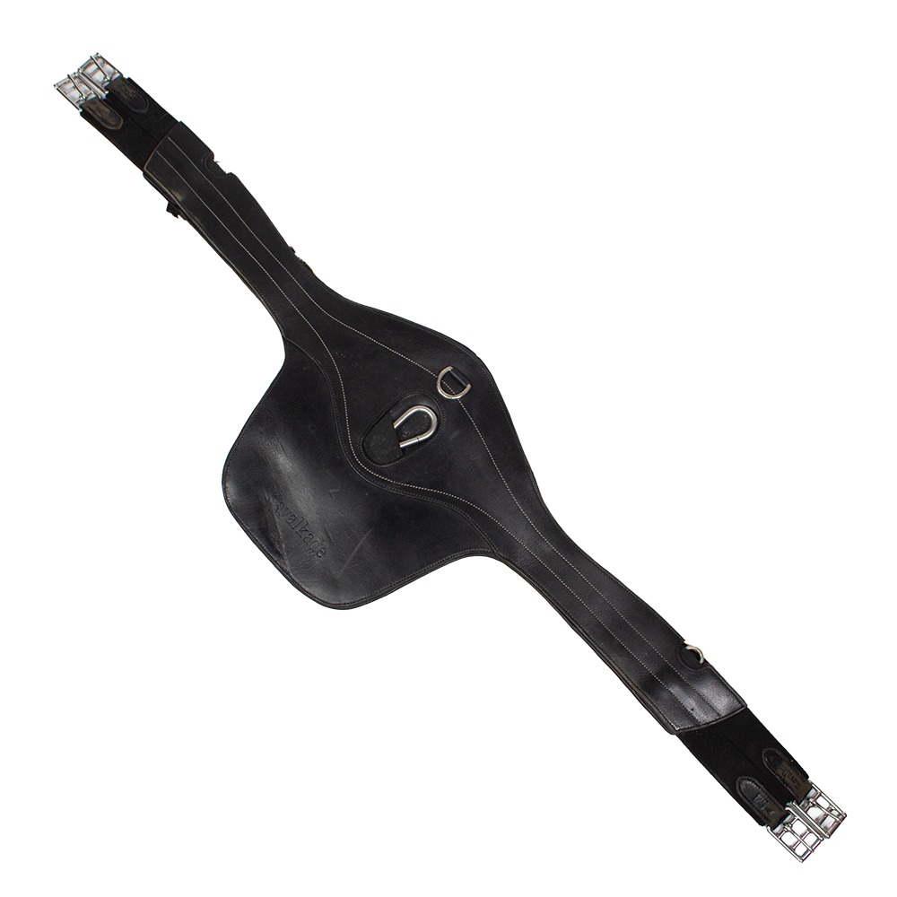 Kavalkade Stollenschutzgurt Lammfell schwarz 125 cm