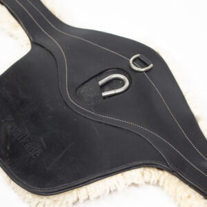 Kavalkade Stollenschutzgurt Lammfell schwarz 125 cm
