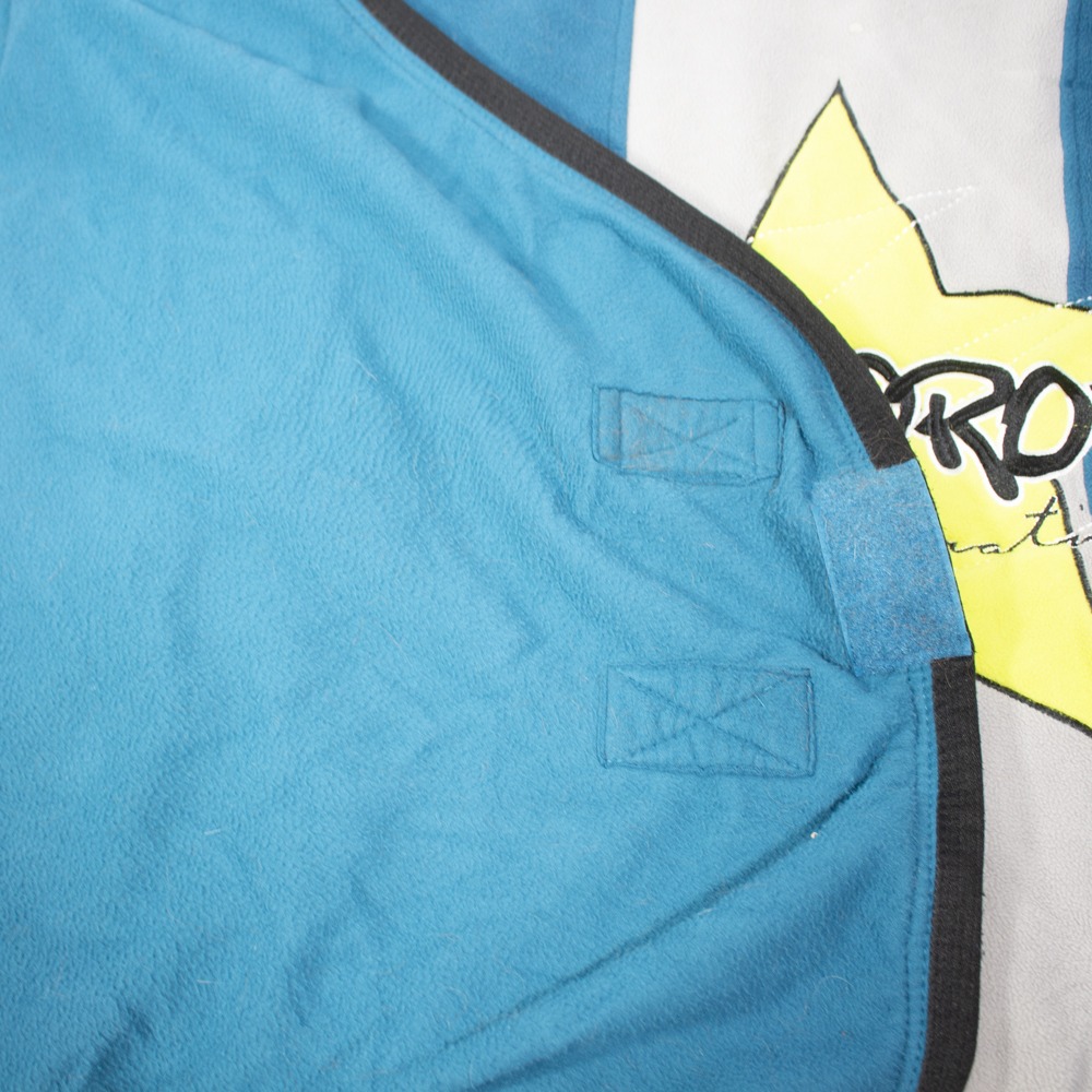 Eskadron Abschwitzdecke Fleece Bicolor Star cyan XL/155 – Bild 4