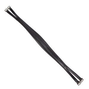 Kieffer Langgurt Leder schwarz 120 cm