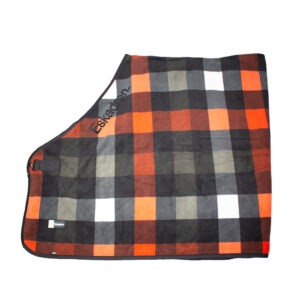 Eskadron Dynamic Abschwitzdecke Fleece Check black/white/deep green/poppy red L/145