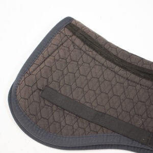 Mattes Korrektur Sattelpad schwarz VS/L
