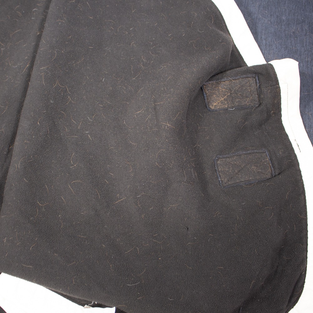 Eskadron Abschwitzdecke Melange Wide Binding navy L/145 – Bild 5