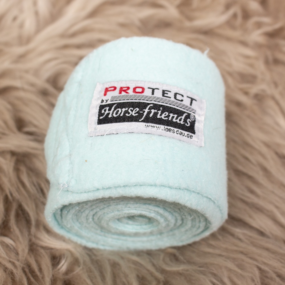 Horse Friends Bandagen Fleece hellblau Pony – Bild 2