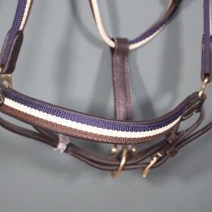 Lederhalfter schwarz COB