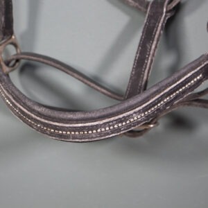 Lederhalfter schwarz Pony