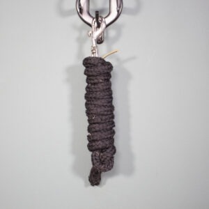 Showmaster Führstrick mit Karabiner schwarz